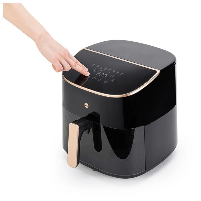 Heißluftfritteuse 8 l 2000 W  AFD-80 Dualfry Split (Schwarz) 