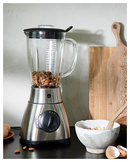 1,5 l Standmixer 1800 W  BBLSP-1800S (Schwarz, Edelstahl) 
