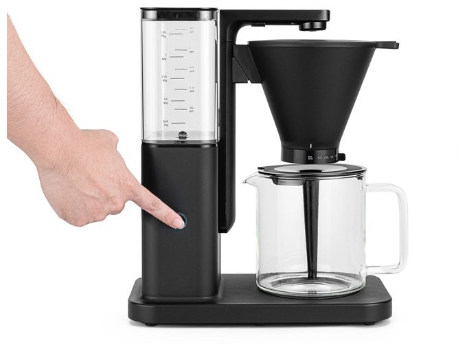 10 Tassen Filterkaffeemaschine 1,2 l (Schwarz, Transparent) CM10AB-M125 