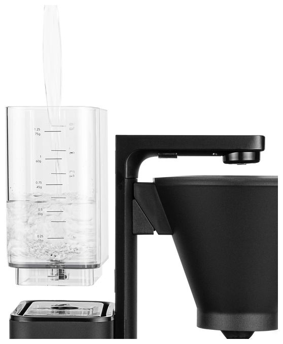 10 Tassen Filterkaffeemaschine 1,2 l (Schwarz, Transparent) CM10B-A125 