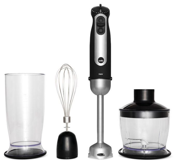 Stabmixer 700 W  Essential Set (Schwarz, Silber) 