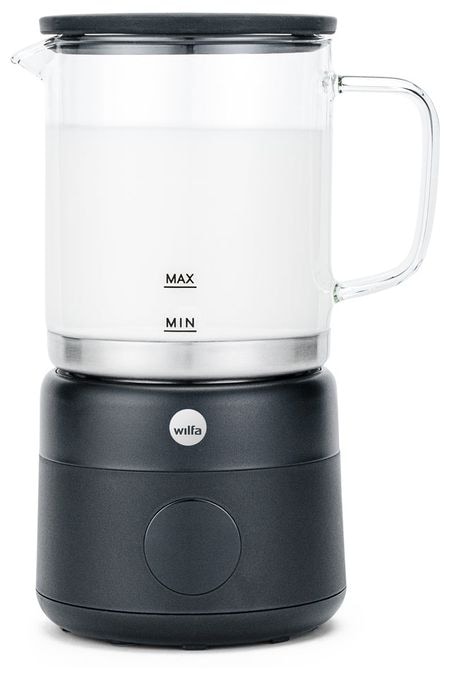 Milchaufschäumer Automatischer Milchaufschäumer/-wärmer (Schwarz, Transparent) MF1B-250 Silky 