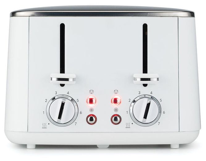 Toaster 1600 W 4 Scheibe(n) 7 Stufen  TO4W-1600 (Weiß) 