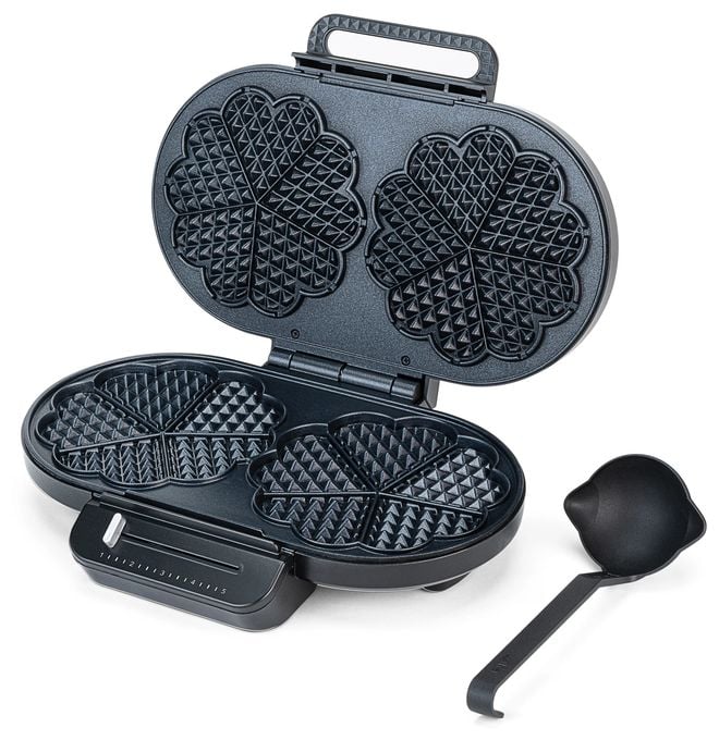 Waffeleisen Herz (Form) für 2 Waffel(n) 1200 W WM4DB-160 