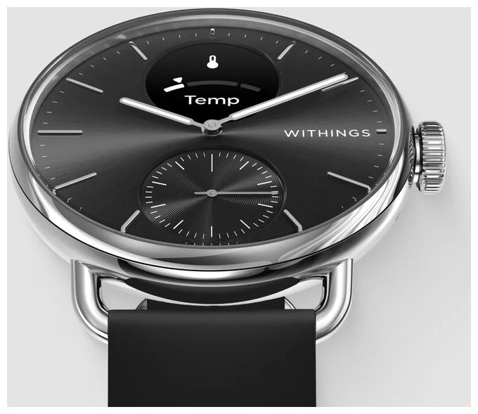 Hybrid 38 mm Smartwatch Rund 282 ppi  ScanWatch 2 (Edelstahl) 