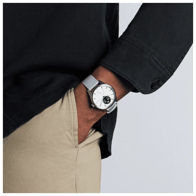 Hybrid 42 mm Smartwatch Rund 282 ppi  ScanWatch 2 (Edelstahl) 