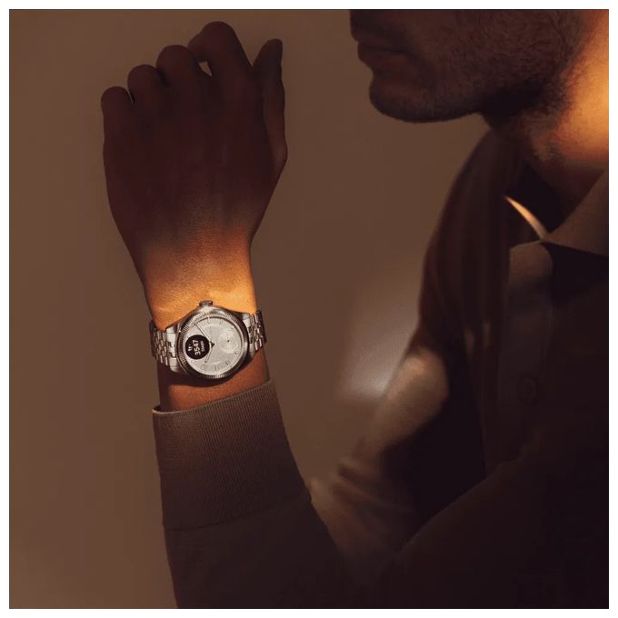 Hybrid 39 mm Smartwatch Rund 282 ppi  ScanWatch Nova (Grau, Titan) 