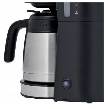10 Tassen Thermo Filterkaffeemaschine 1,3 l  Bueno Pro Thermo (Schwarz, Silber) 