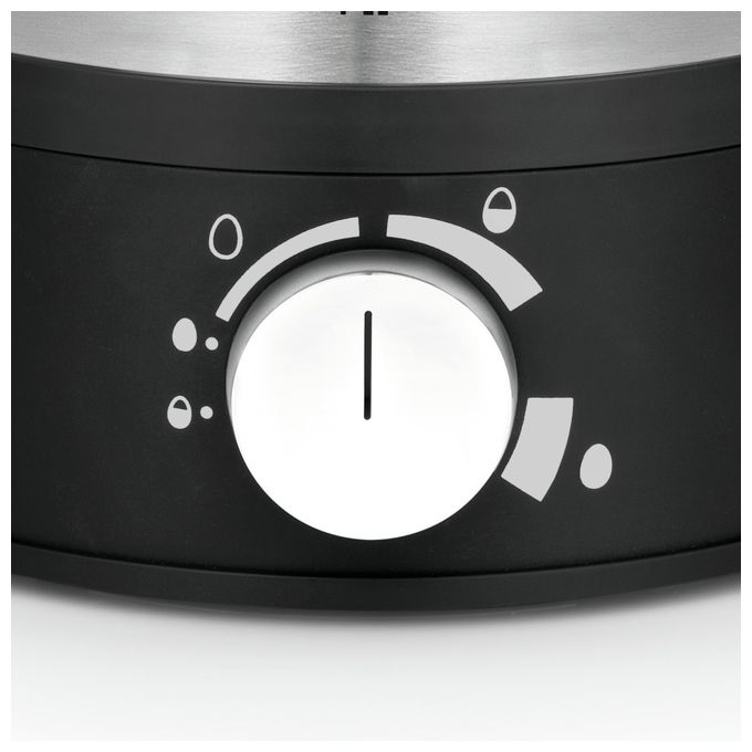 Eierkocher für 7 Eier  Stelio (Schwarz, Chrom) 
