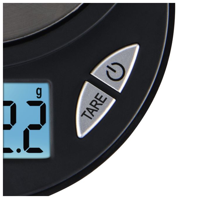 Elektronische Küchenwaage bis 0,5 kg Genauigkeit 0,1 g  095318 Jewel (Schwarz) 