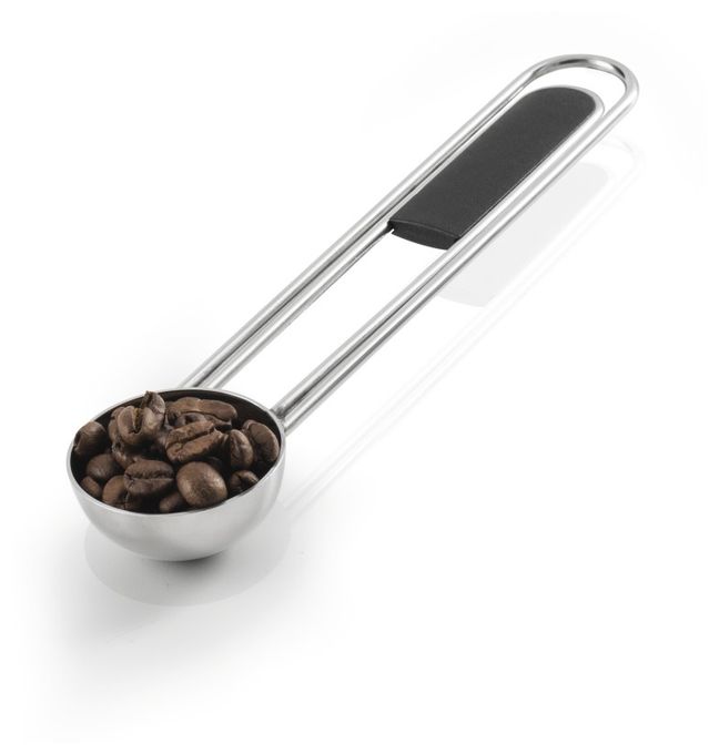 Edelstahl  111252 Kaffeedose für 1 kg mit Dosierlöffel luftdicht (Silber) 