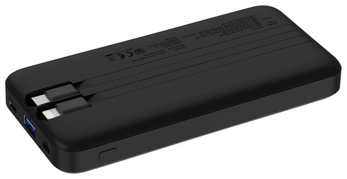 10000 mAh Powerbank Mikro-USB  220139 (Schwarz) 