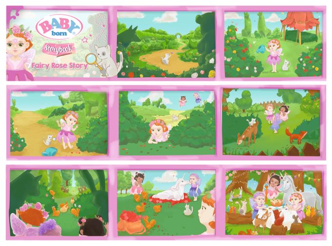 BABY born Storybook Fantasy Fairy Rose 