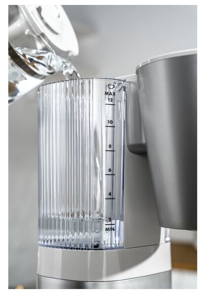 12 Tassen Filterkaffeemaschine 1,5 l  Enfinigy (Silber, Weiß) 