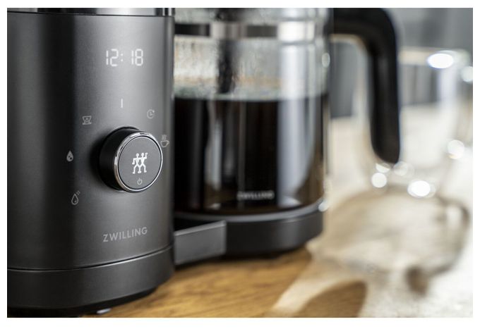 12 Tassen Filterkaffeemaschine 1,5 l  Enfinigy (Schwarz) 