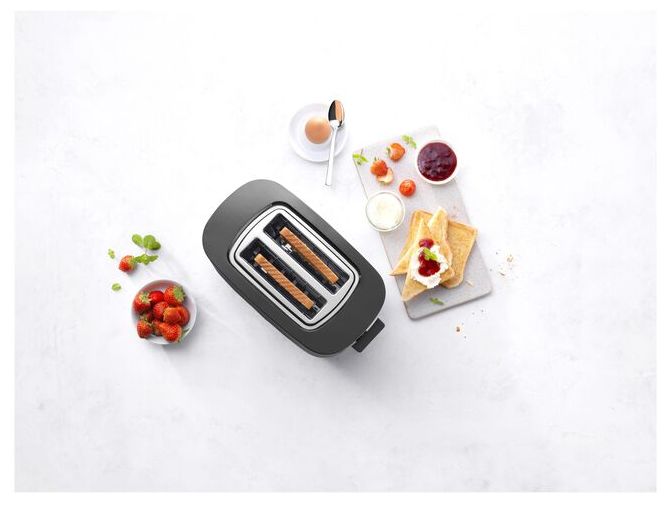 Toaster 1800 W 2 Scheibe(n)  Enfinigy kurz (Schwarz) 