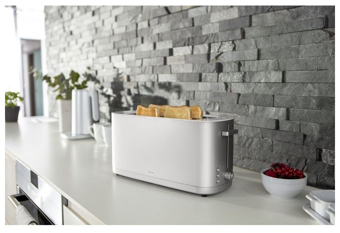 Toaster 1800 W 2 Scheibe(n)  Enfinigy lang (Satinierter Stahl) 