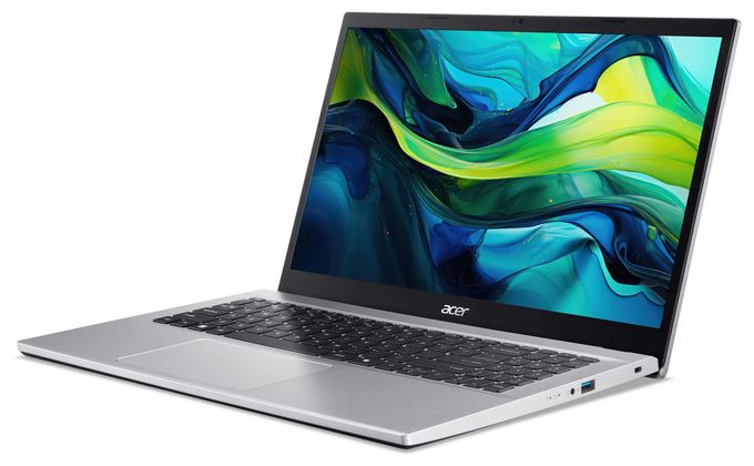 Full HD Notebook 39,6 cm (15.6 Zoll) 1920 x 1080 Pixel 512 GB SSD Windows 11 Home AMD Ryzen 7 max. 4,5 GHz  Aspire Go AG15-42P-R93Z (Silber) 