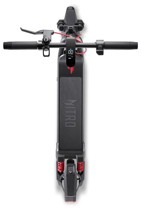 350 W E-Scooter 7,65 Ah bis 40 km Reichweite 19,2 kg  NES033 (Schwarz) 