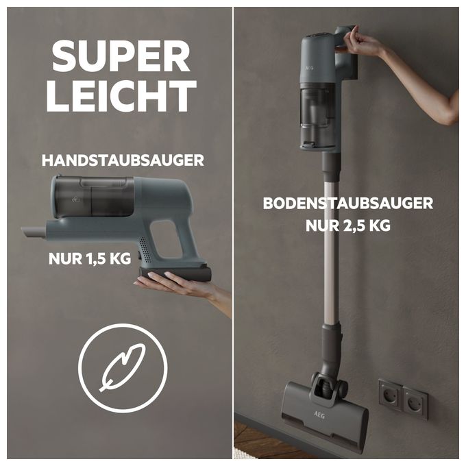 Handstaubsauger Beutellos bis 40 min Laufzeit 21,6 V  AP61AB21EX Serie 6000 (Grün) 