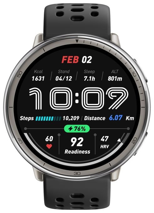 Digital Smartwatch Rund 456 h 353 ppi  Active 2 Premium (Silber) 