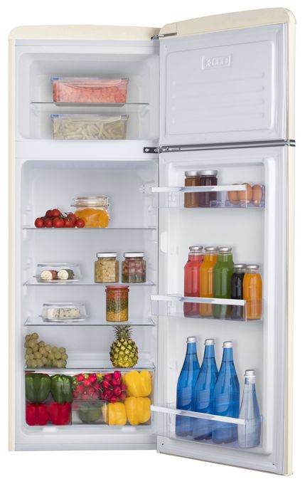 162 l / 44 l Kühl-Gefrierkombi freistehend 144 kWh Jahr  DTR374190B (Beige) 