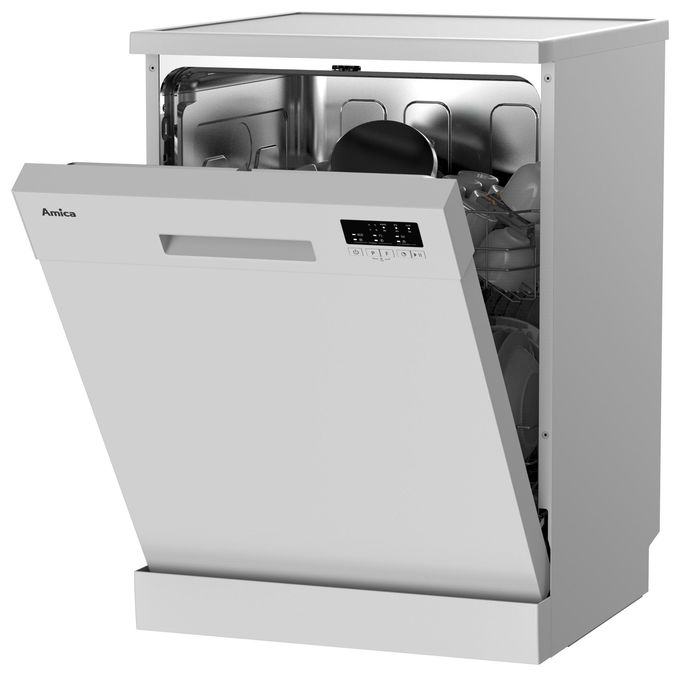 60 cm Geschirrspüler freistehend leise 13 Maßgedecke aquaStop Funktion Mini Active (Weiß) GSP 543 450 W 