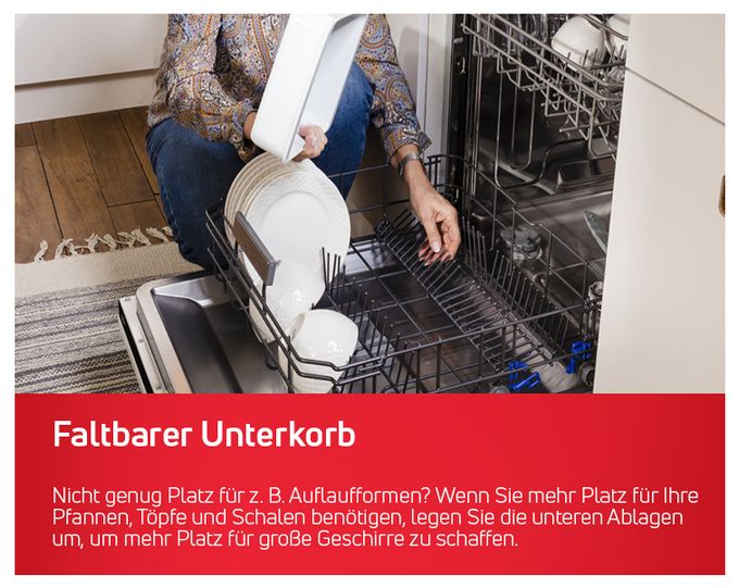 60 cm Geschirrspüler unterbaufähig Leise 14 Maßgedecke aquaStop Funktion GSP544910-1E 