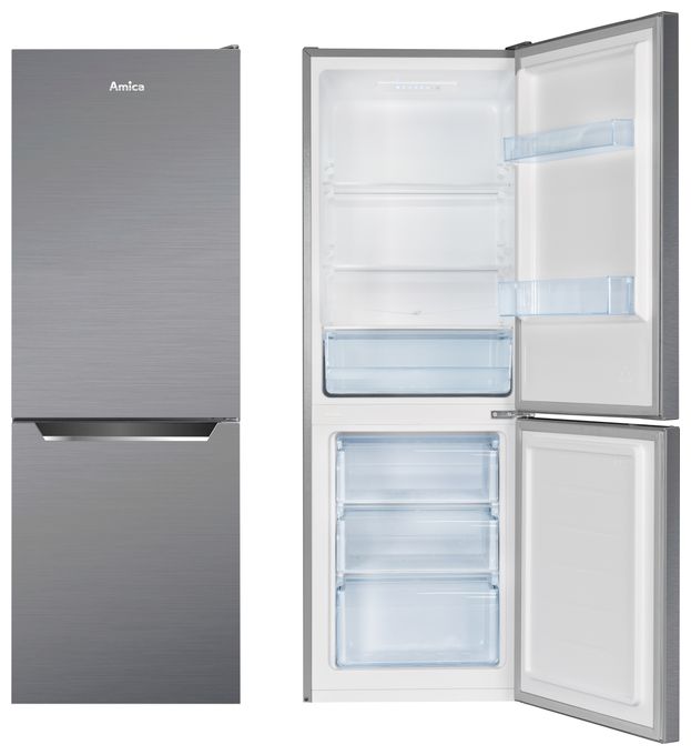 153 l / 74 l Kühl-Gefrierkombi freistehend 210 kWh Jahr  KGCL386160E (Edelstahl) 