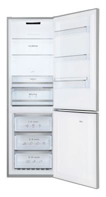 180 l / 70 l Kühl-Gefrierkombi freistehend NoFrost 140 kWh Jahr  KGCN388144E (Edelstahl) 