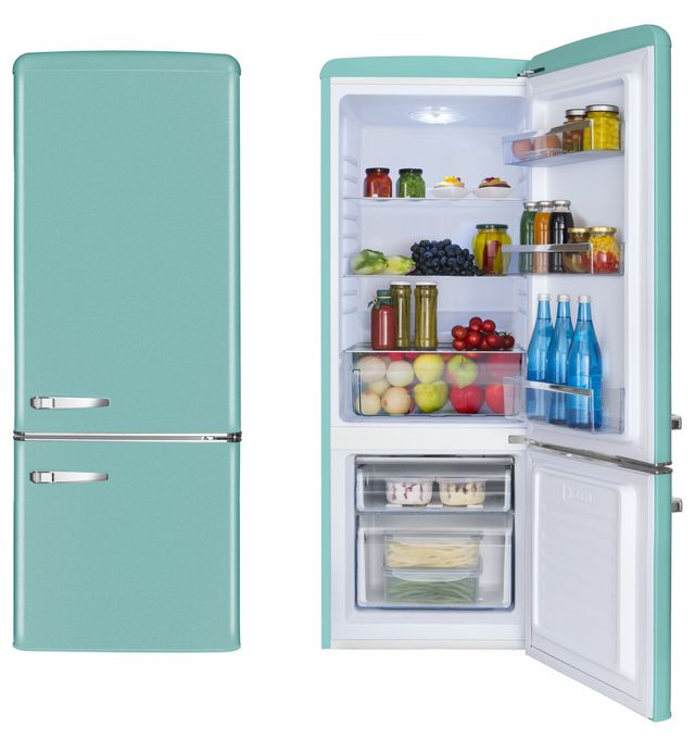 147 l / 44 l Kühl-Gefrierkombi freistehend NoFrost 181 kWh Jahr  KGCR384150T (Blau) 