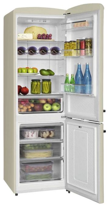 234 l / 96 l Kühl-Gefrierkombi freistehend NoFrost 196 kWh Jahr  KGCR387109B (Beige) 