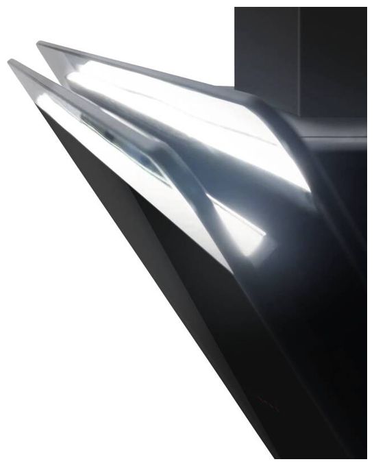Abluft/Umluft Dunstabzugshaube/Esse Wand 80 cm (Schwarz) KHF695801S 