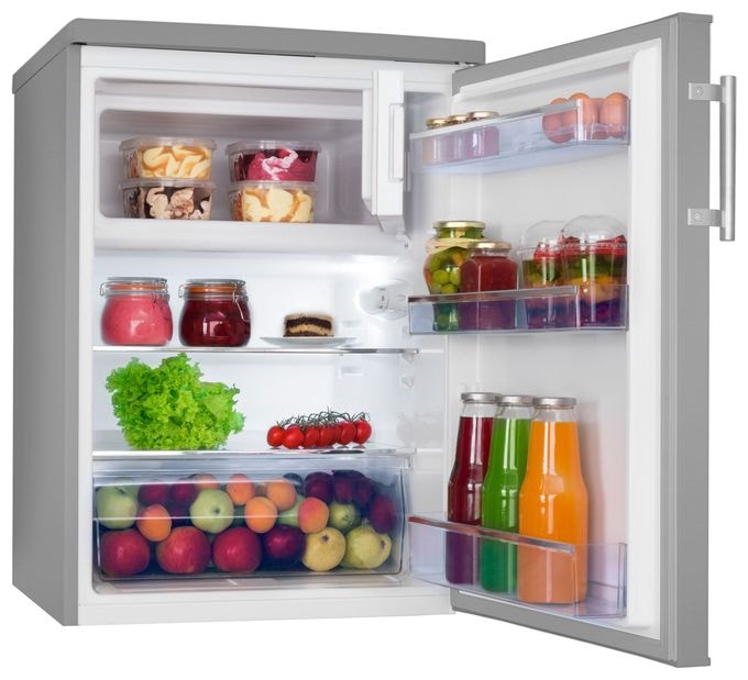 136 l / 117 l Tischkühlschrank EEK: D 118 kWh Jahr  KS361115E (Edelstahl) 