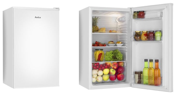 91 l Tischkühlschrank EEK: E 85 kWh Jahr  VKS351155W (Weiß) 