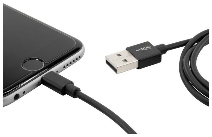 Stecker USB A auf Lightning 1,2 m  1700-0078 (Schwarz) 