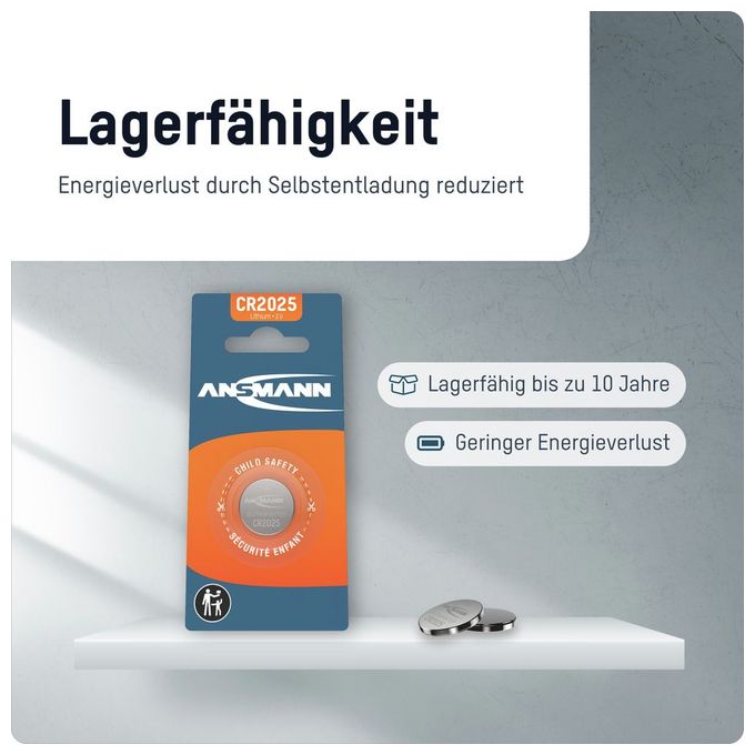 CR2025 Lithium-Knopfzelle 