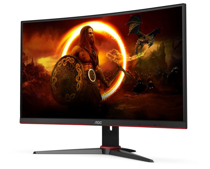 Full HD Monitor 59,9 cm (23.6 Zoll) 16:9 4 ms 250 cd/m²  C24G2AE/BK (Schwarz, Rot) 