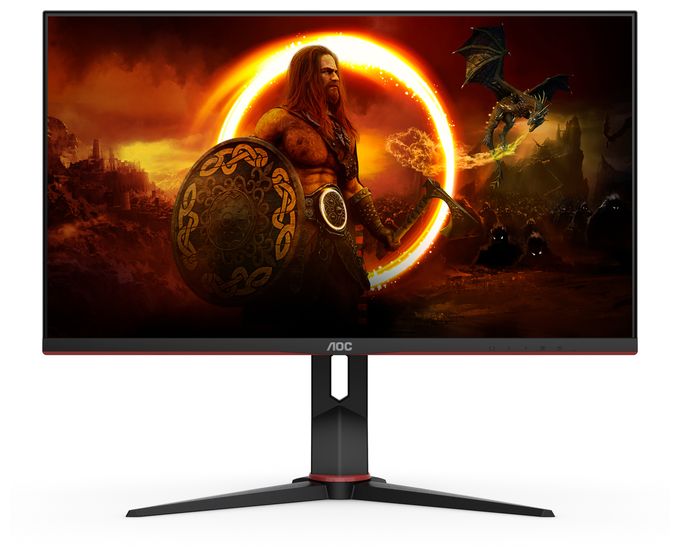4K Ultra HD Monitor 71,1 cm (28 Zoll) 16:9 1 ms 370 cd/m²  U28G2XU2/BK (Schwarz, Rot) 
