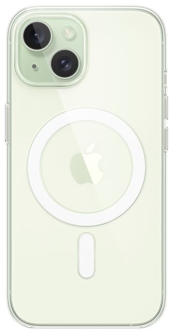 Cover für Apple iPhone 15  Clear Case mit MagSafe (Transparent) 