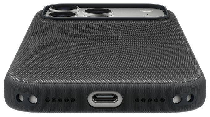 Cover für Apple iPhone 17 Pro  Funktionsgewebe Case mit MagSafe (Schwarz) 