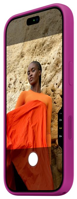 iPhone 18 Pro Silikon Case mit MagSafe - Magenta 