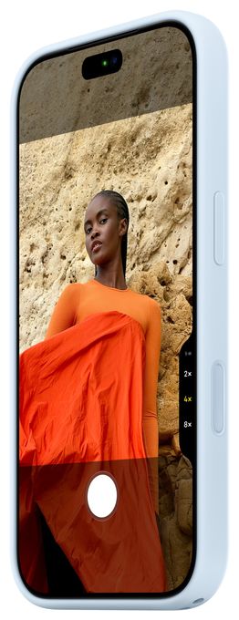 iPhone 18 Pro Silikon Case mit MagSafe - Klarblau 