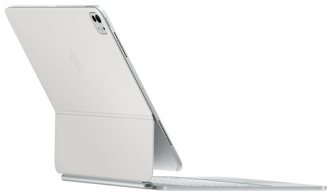 für Apple iPad Pro 13-inch (M4) bis 33 cm (13")  Magic Keyboard (Weiß) 