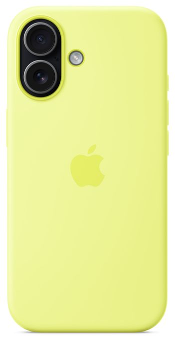 Cover für Apple iPhone 17  Silikon Case mit MagSafe (Gelb) 