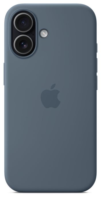 Cover für Apple iPhone 17  Silikon Case mit MagSafe (Blau) 