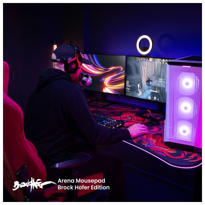 Arena Gamingtisch (Mehrfarbig, Schwarz) 