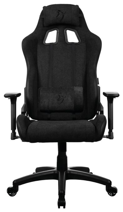 Gamingstuhl bis 120 kg (Schwarz) Avanti Soft Fabric 
