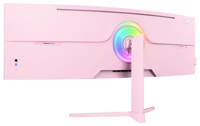 Quad HD Monitor 124,5 cm (49 Zoll) 32:9 4 ms 350 cd/m²  Nova Curved (Pink) 
