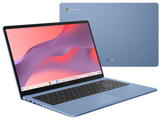 Full HD Notebook 39,6 cm (15.6 Zoll) 1920 x 1080 Pixel 128 GB eMMC ChromeOS MediaTek Kompanio max. 2,6 GHz  Chromebook CM1505CM4A-S70030 (Blau) 